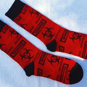 COPY - Biohazard pattern Socks